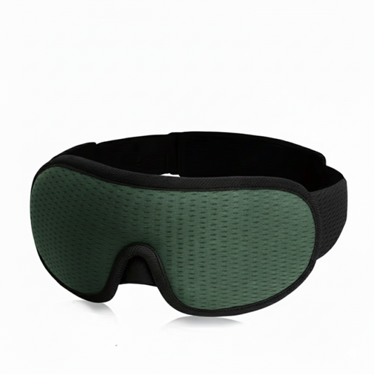 Premium Sovemaske - 100% Lystett - Grønn